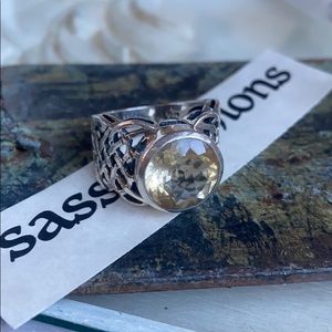 Gorgeous Citrine Silpada Ring